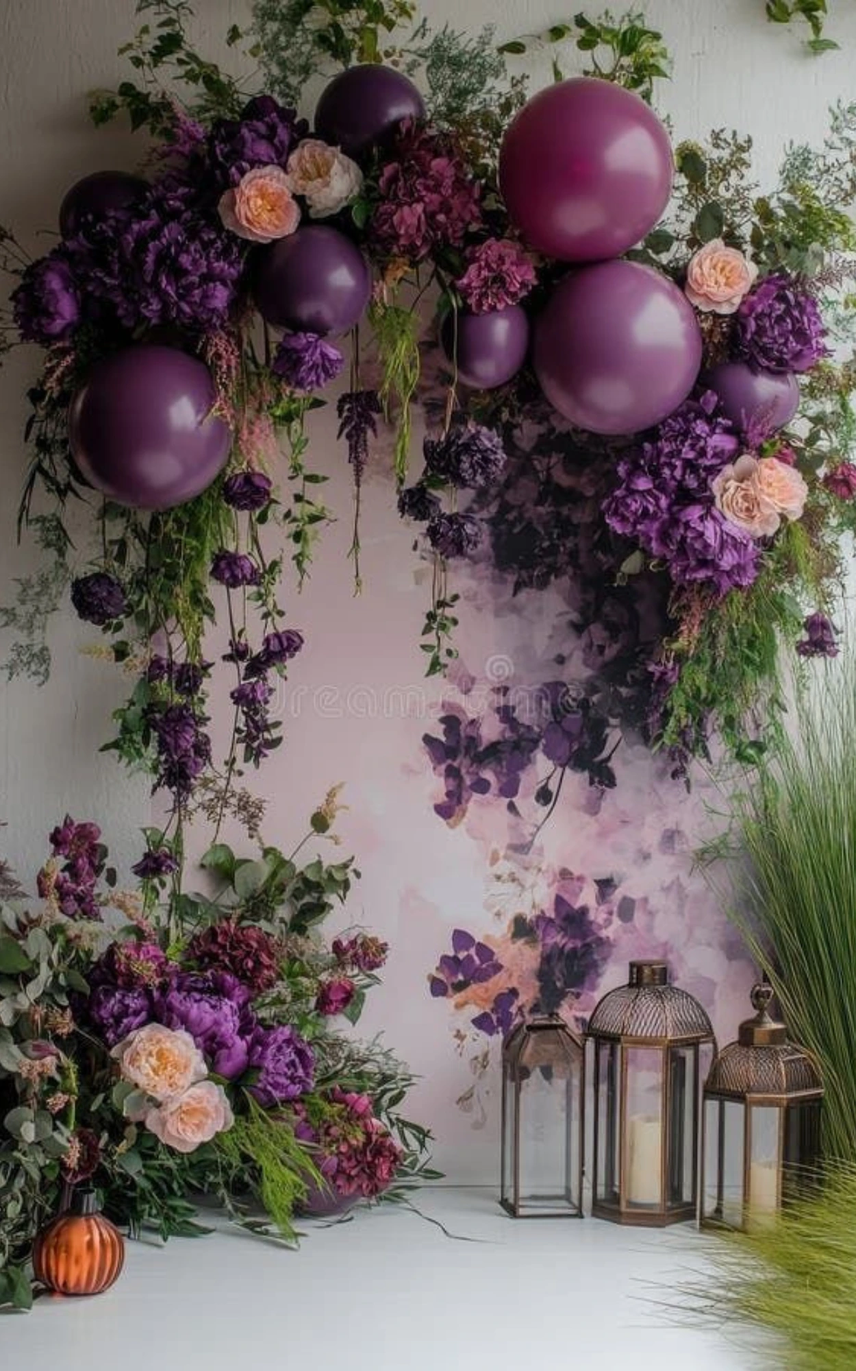 Champagne wall installation at a Prestige event